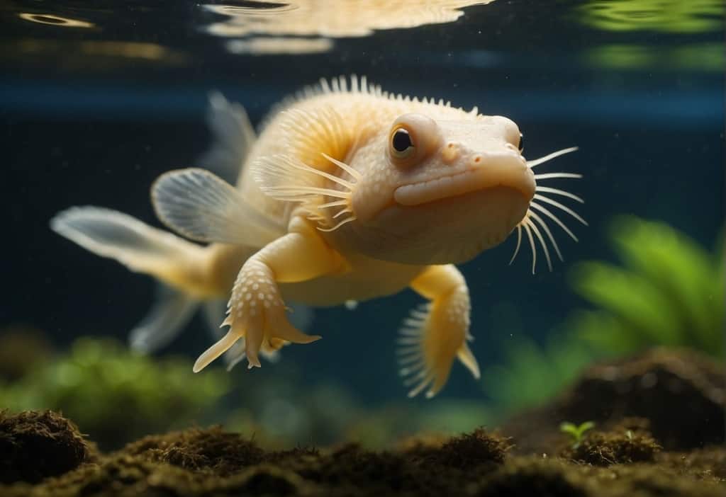 Golden Albino Axolotl